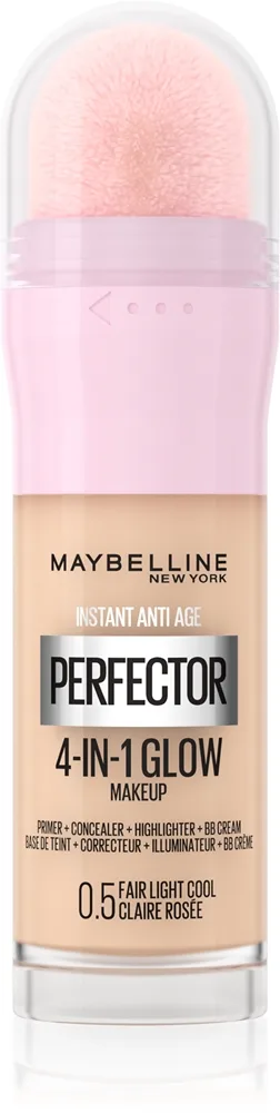 MAYBELLINE NEW YORK Instant Perfector 4-in-1 - Светящаяся тональная основа для естественного облика оттенок 0.5 Fair Light Cool, 20 ml
