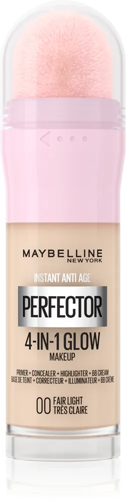 MAYBELLINE NEW YORK Instant Perfector 4-in-1 - Светящаяся тональная основа для естественного облика, 20 мл, оттенок 00 Fair