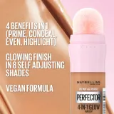 MAYBELLINE NEW YORK Instant Perfector 4-in-1 - Светящаяся тональная основа для естественного облика, 20 мл, оттенок 00 Fair — фото 4