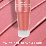 ZOEVA Velvet Love Liquid Highlighting Blush - Румяна в жидкой форме с эффектом осветления оттенок Pink Nectar, 13 ml — фото 5