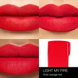 NARS POWERMATTE LIP PIGMENT - Долговременная матовая помада в жидкой форме, 5 мл, оттенок LIGHT MY FIRE — фото 3