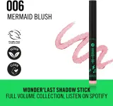 Rimmel Wonder'Last - Тени для век в карандаше оттенок 006 Electro Blush, 1 g — фото 2