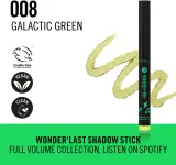 Rimmel Wonder'Last - Тени для век в карандаше, 1 г, оттенок 008 Galactic Green — фото 2