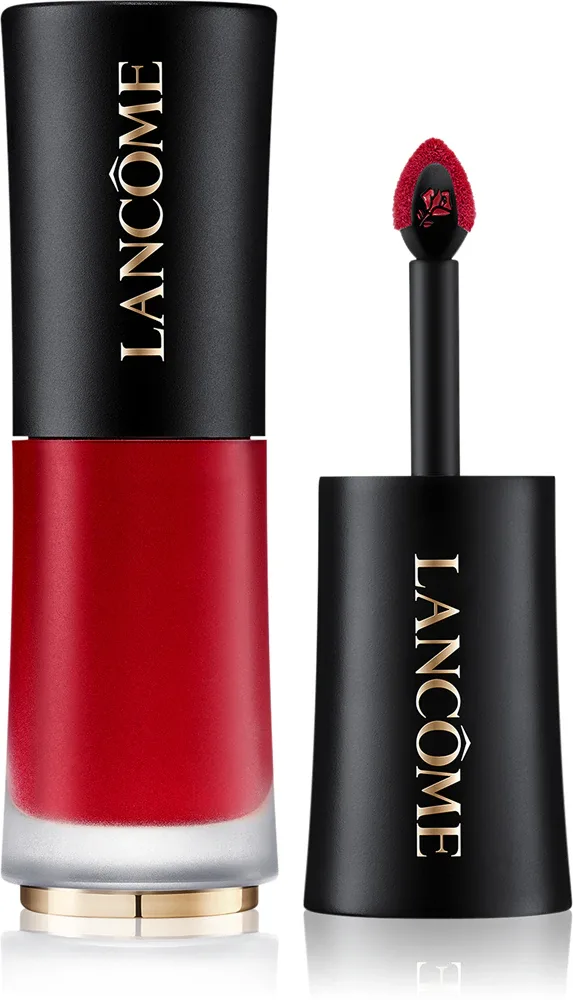 Lancome L'Absolu Rouge Drama Ink - Долговременная матовая помада в жидкой форме, 6 мл, оттенок 525 French Bisou