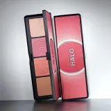 Smashbox Halo Sculpt + Glow Face Palette - Палетка румян и хайлайтеров, 15 г, оттенок Pink Saturation — фото 5