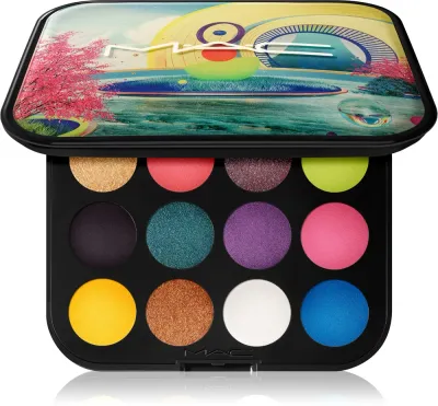 MAC Cosmetics Connect In Colour Eye Shadow Palette 12 shades - Палетка теней для век: палетка теней для век, 12 г
