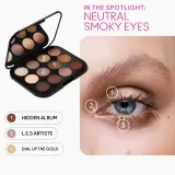 MAC Cosmetics Connect In Colour Eye Shadow Palette 12 shades - Палетка теней для век: палетка теней для век, 12 г, оттенок Unfiltered Nudes — фото 5