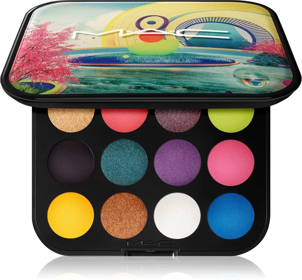 MAC Cosmetics Connect In Colour Eye Shadow Palette 12 shades - Палетка теней для век: палетка теней для век оттенок Hi-Fi Colour, 12 g