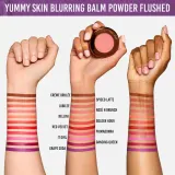 Danessa Myricks Beauty Yummy Skin Blurring Balm Powder Flushed - Тонирующий бальзам для губ и щек оттенок Crème Brûlée, 6 g — фото 5