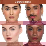 Danessa Myricks Beauty Yummy Skin Blurring Balm Powder Flushed - Тонирующий бальзам для губ и щек, 6 г, оттенок Rosé N Brunch — фото 5