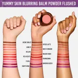 Danessa Myricks Beauty Yummy Skin Blurring Balm Powder Flushed - Тонирующий бальзам для губ и щек, 6 г, оттенок Dancing Queen — фото 6