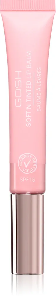 Gosh Soft`n Tinted - Тонирующий бальзам для губ SPF 15, 8 мл, оттенок 007 Pink Soft Ice