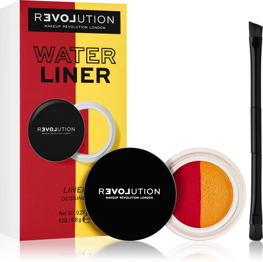 Revolution Relove Water Activated Liner - Eyeliner - Подводка для глаз, 6 г, оттенок Double Up