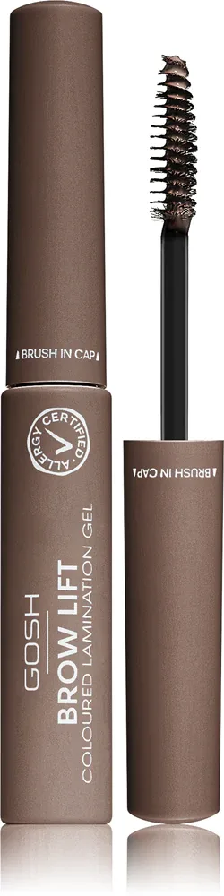 Gosh Brow Lift - Гель для стайлинга бровей, 6 мл, оттенок 001 Grey Brown