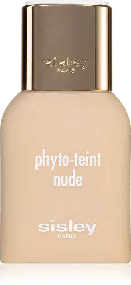Sisley Phyto-Teint Nude - Розово-осветляющий увлажняющий тональный крем для естественного вида, 30 мл, оттенок 00W Shell
