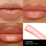 NARS AFTERGLOW LIP BALM - Увлажняющий бальзам для губ, 3 г, оттенок TORRID — фото 3