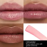 NARS AFTERGLOW LIP BALM - Увлажняющий бальзам для губ, 3 г, оттенок ORGASM — фото 3