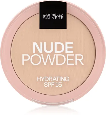 Gabriella Salvete Fixing Powder Hydrating - Нежный компактный порошок с SPF 15, 8 г
