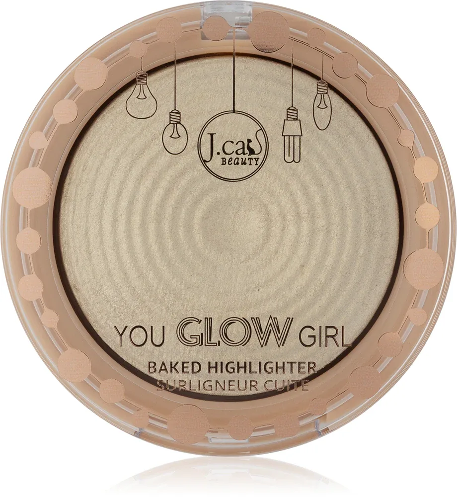 J.Cat Beauty You Glow Girl - Розовый хайлайтер для лица, оттенок 101 White Goddess