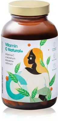 Health Labs Care Vitamin C Natural+ - Капсулы для укрепления иммунитета, 120 kapsułek