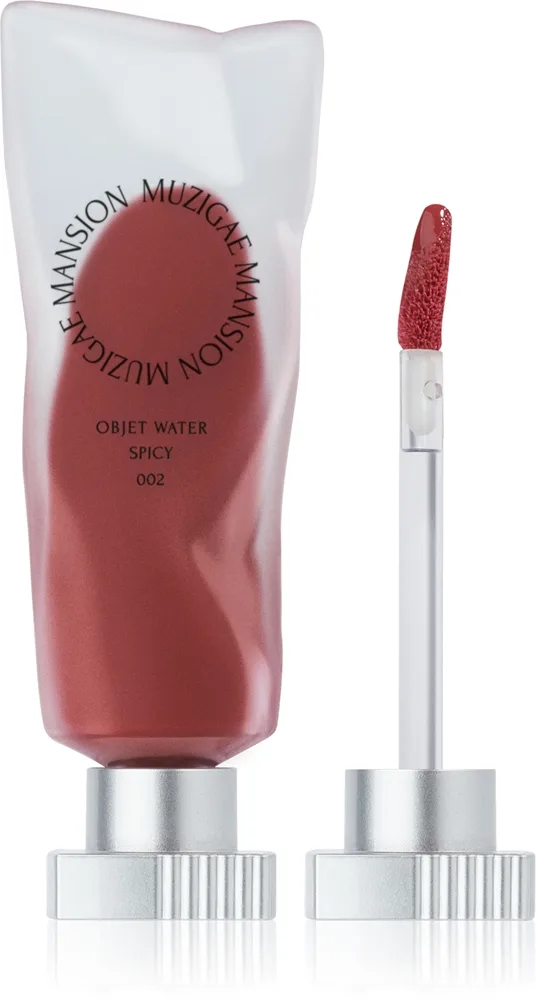 MUZIGAE MANSION Objet Water - Матовая жидкая помада, увлажняющая оттенок 002 Spicy, 5 ml