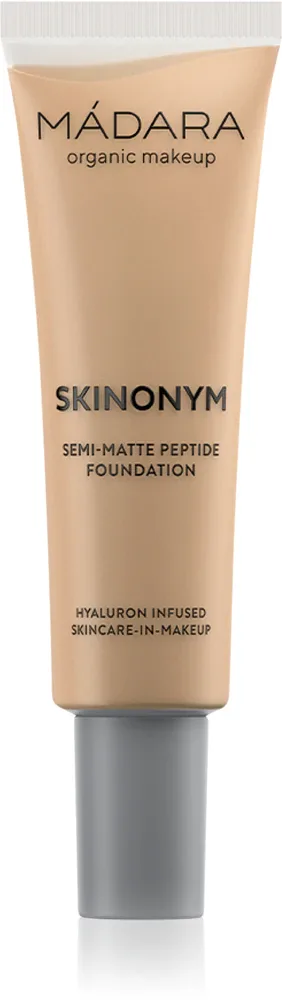 MÁDARA Skinonym Semi-Matte Peptide - Тональный крем с пептидами, 30 мл, оттенок Sand 40