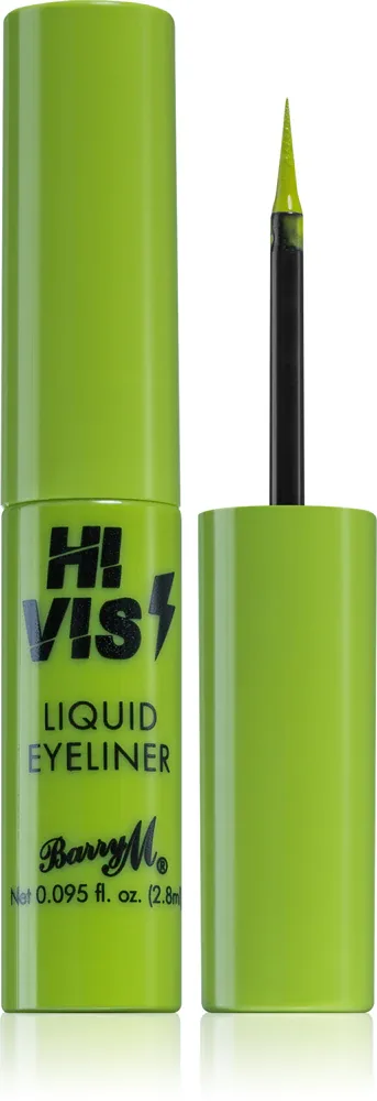 Barry M Hi Vis Neon - Подводка для глаз: eyeliner в жидкой форме, 2 мл, оттенок Green