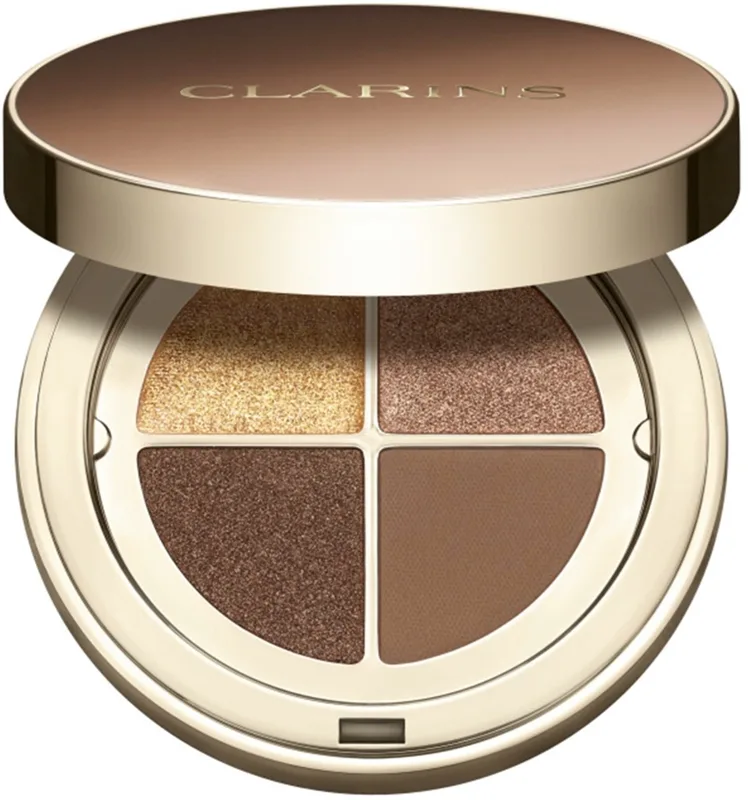 Clarins Ombre 4 Colour Eye Palette - Палетка теней для век для долговременного эффекта оттенок 04 - Brown Sugar Gradation, 4 g