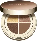 Clarins Ombre 4 Colour Eye Palette - Палетка теней для век для долговременного эффекта оттенок 04 - Brown Sugar Gradation, 4 g — фото 1