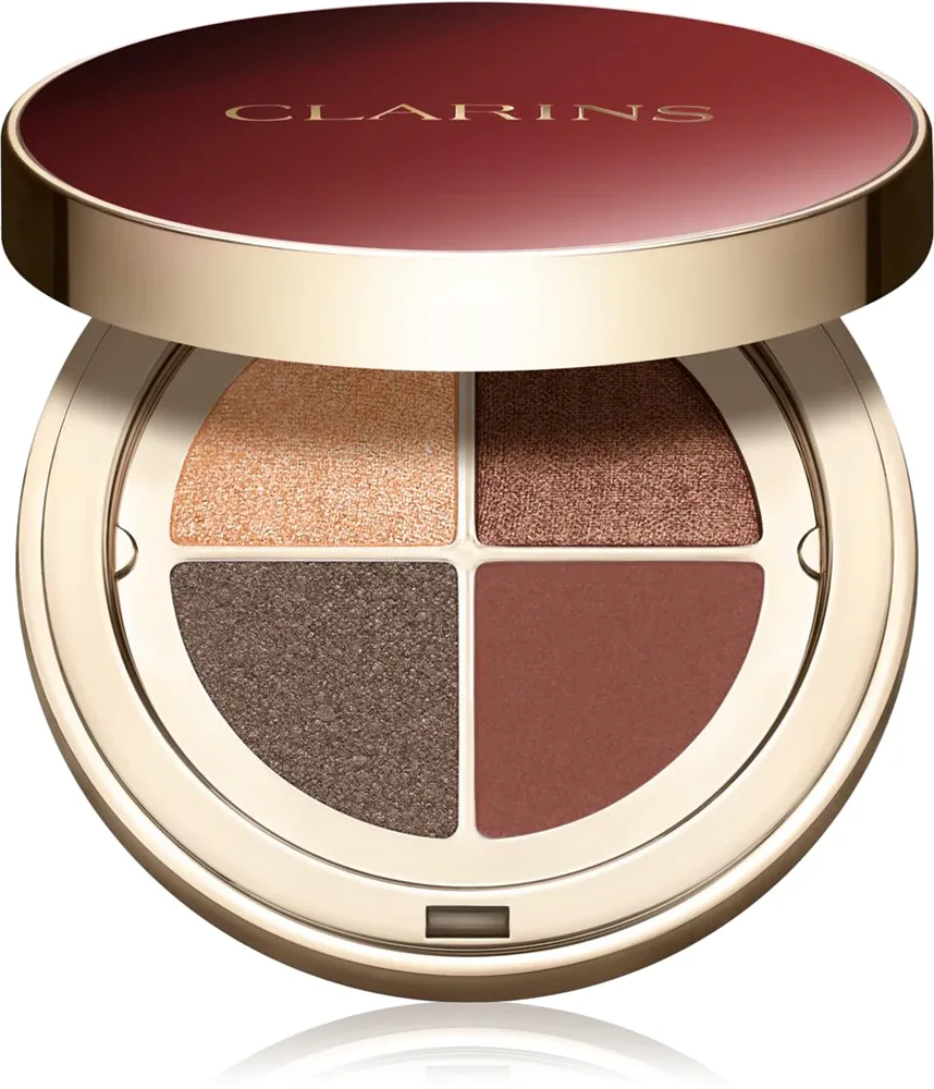 Clarins Ombre 4 Colour Eye Palette - Палетка теней для век для долговременного эффекта, оттенок 10 Maple Gradation