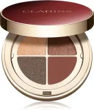Clarins Ombre 4 Colour Eye Palette - Палетка теней для век для долговременного эффекта, оттенок 10 Maple Gradation — фото 1