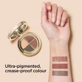 Clarins Ombre 4 Colour Eye Palette - Палетка теней для век для долговременного эффекта, оттенок 10 Maple Gradation — фото 4
