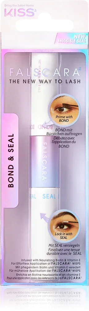 KISS Falscara Bond & Seal - Клей для накладных ресниц двойного действия, 8 g