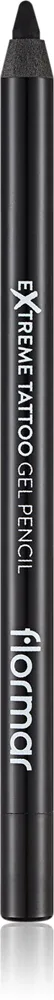flormar Extreme Tattoo Gel Pencil - Водостойкий гелевый карандаш для глаз оттенок 06 Onyx, 1 g