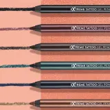 flormar Extreme Tattoo Gel Pencil - Водостойкий гелевый карандаш для глаз оттенок 06 Onyx, 1 g — фото 4