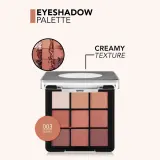 flormar Eyeshadow Palette - Палетка теней для век: палетка сеней до повек оттенок 003 Sunset, 9 g — фото 3