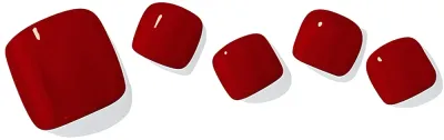 ohora Gel Nail Sticker P Basic Pedicure - Наклейки на ногти для ног оттенок PBS-004, 30 шт