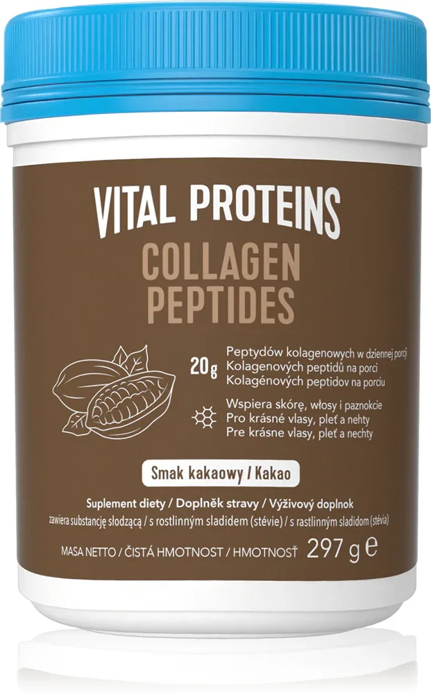Vital Proteins Collagen Peptides Cocoa - Коллаген для красивых волос, кожи и ногтей, 297 g