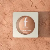 flormar Illuminating Powder - Пудра для лица, осветляющая, 7 г, оттенок 002 Midnight Star — фото 4