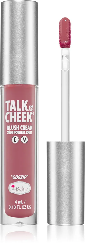 theBalm Talk is Cheek - Румяна для щек в креме оттенок Gossip, 4 ml