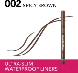 Bourjois Ultra Slim Waterproof Liner - Водостойкий карандаш для глаз оттенок Spicy Brown, 1 ml — фото 2