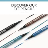 Bourjois Ultra Slim Waterproof Liner - Водостойкий карандаш для глаз, 1 мл, оттенок Ultra Black — фото 5