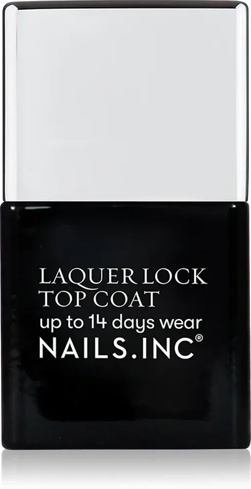 Nails Inc. 45 Second Lacquer Lock - Лак для ногтей - лакиер навьержниовый до пазнокци, 14 ml