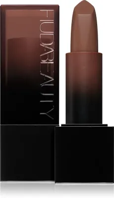 Huda Beauty Power Bullet Cream Glow - Увлажняющая помада оттенок Brown Self Made, 3 г