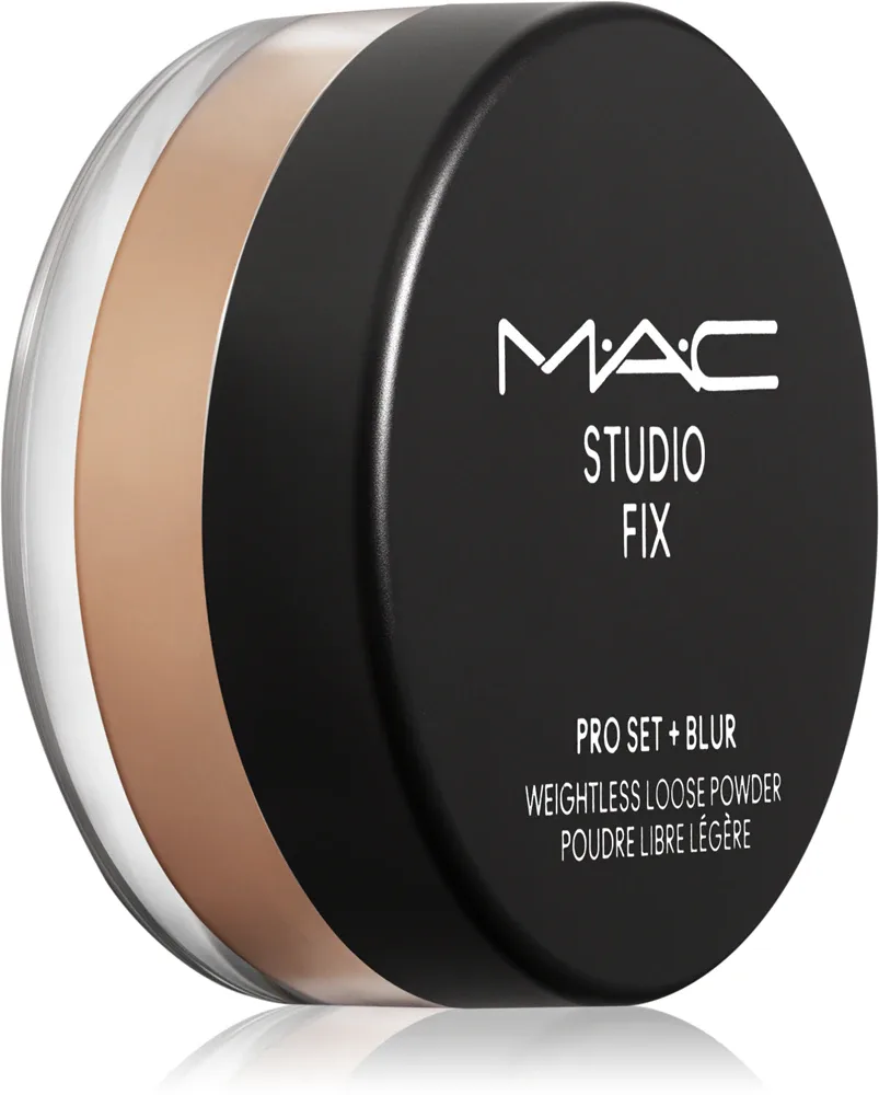 MAC Cosmetics Studio Fix Pro Set + Blur Weightless Loose Powder - Пудра укрепляющая и матирующая, 6 г, оттенок Dark