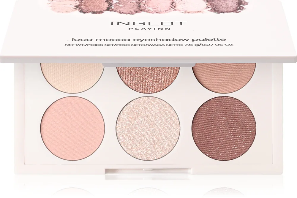 Inglot PlayInn Eyeshadow Palette - Палетка теней для век оттенок Loca Mocca, 7 g