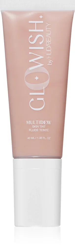 Huda Beauty MultiDew Skin Tint - Розовый крем-тоник с увлажняющим эффектом, оттенок Tan