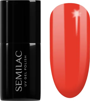 Semilac UV Hybrid Hottie - Гибридный лак для ногтей оттенок 039 Sexy Red, 7 мл