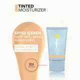flormar Tinted Moisturizer SPF 50 - Тонизирующий увлажняющий крем Ivory Beige, 30 ml — фото 4