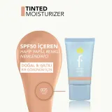 flormar Tinted Moisturizer SPF 50 - Тонизирующий увлажняющий крем Sand, 30 ml — фото 5